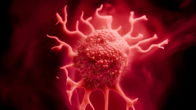 Malignant Metastatic Tumor Mass with Angiogenesis - 3D Medical Animation