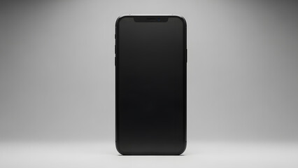 Realistic smartphone mockup with a clean, modern design and customizable screen. Ideal for showcasing mobile apps, UI/UX designs, digital advertising, and technology presentations.