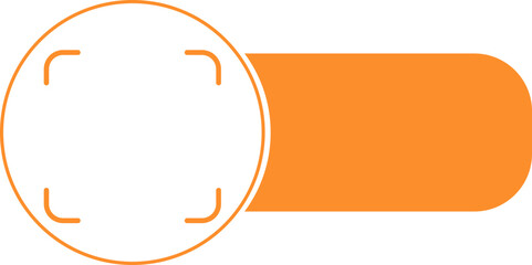 Qr code scan frame icon Scan here Qr code border. Mobile app button