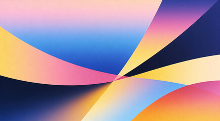 Vibrant abstract gradient background with flowing geometric shapes
