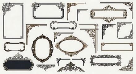 Ornate Frames Collection.
