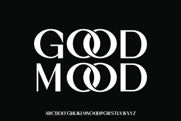 Display alphabet font vector design suitable for headline, poster, logo, magazine and many more