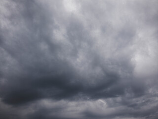 Fototapeta premium moody sky with heavy rain clouds
