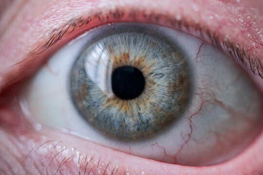 close up of eye