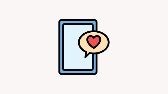 Digital Love Message.aep Animation Icon