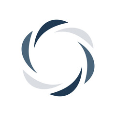 Obraz premium Circular motion illustration featuring curved shapes, abstract design elements, and dynamic composition, showcasing swirling patterns and fluid graphics from a centered viewpoint