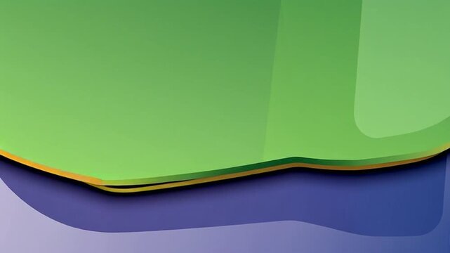 Abstract Geometric Shapes Motion Background with Blue, Green, Purple Layers