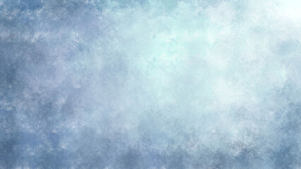 Obraz premium Beautiful light blue ethereal watercolor texture background with soft atmospheric clouds and subtle grainy paper effects for elegant designs