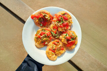 South Asian street food Bhel Puri (Bangladeshi street food) 