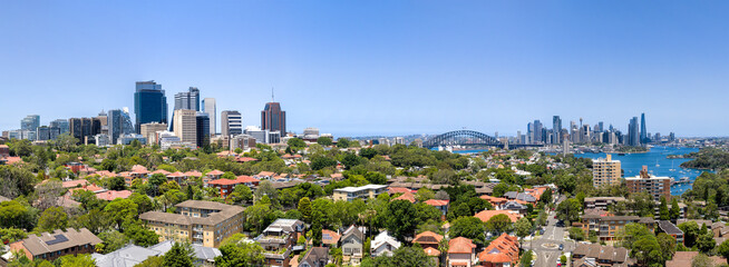 Obraz premium D Sydney Waverton North Syd to CBD short Pan