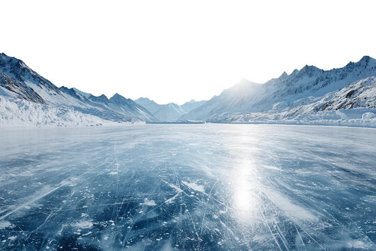 Figure Ice Skating isolated on transparent background