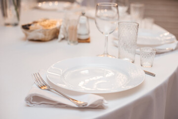 table setting for a festive dinner