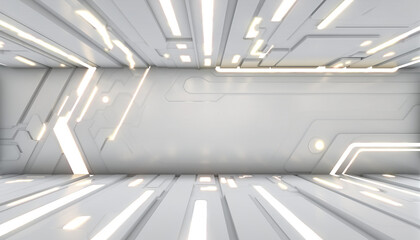 Obraz premium empty subway station