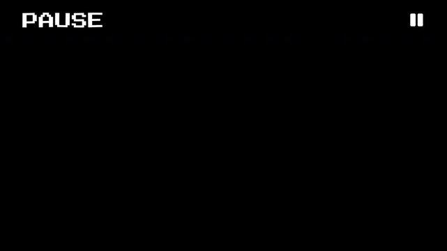 Pausing vhswith a pause indicator for video editing. Suitable for video production presentations, tutorials, educational content, and media projects.