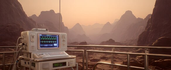 Life-support systems checked inside a Mars habitat mockup setting for space living trials