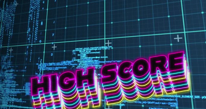 Start text and futuristic background