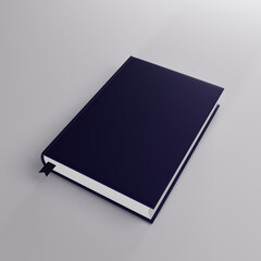 Closed Burgundy Hardcover Book &ndash; Education and Knowledge Concept