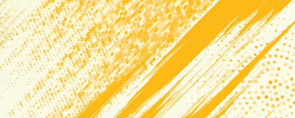 art yellow color dotted pattern background