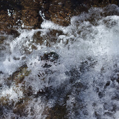 Gran Canaria, moving water, rainwater is feeding the small streams and cascades in Winter after storms © Tamara Kulikova