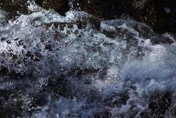 Gran Canaria, moving water, rainwater is feeding the small streams and cascades in Winter after storms © Tamara Kulikova