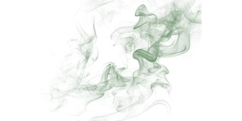 Ethereal green smoke wisps on dark background abstract digital art Mysterious vapor flow subtle texture atmospheric