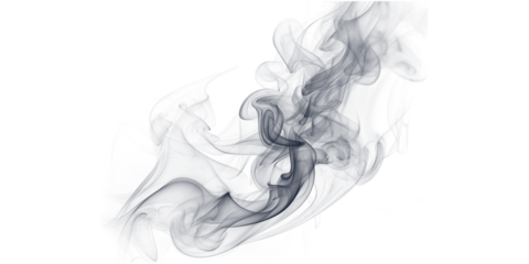 Captivating elegant dark blue smoke rising gracefully on a pure black background ethereal vapor trails for abstract art