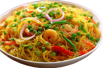 Noodle Pancit isolated on transparent background