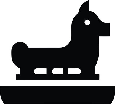 tibetan losar butter sculpture silhouette vector illustration on transparent background