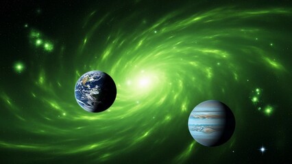 Planets in luminous space