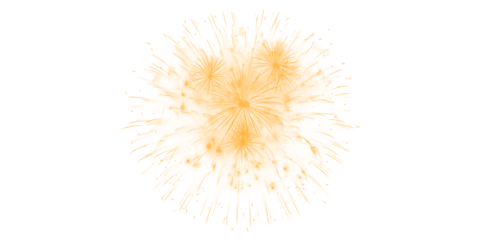 Spectacular golden fireworks burst dazzling bright night sky display for celebration joy holiday new year event party