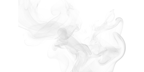 White ethereal smoke flowing on deep black mysterious vapor texture Abstract digital art calm spiritual design element