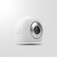 Modern White Security Camera