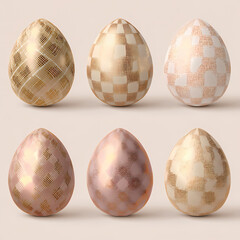 Creative Easter Illustration Combining Chess and Holiday Symbols