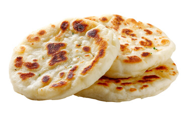 Grilled Pupusa isolated on transparent background