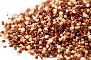 Organic Quinoa isolated on transparent background