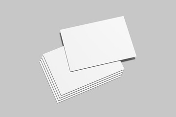 A5 Flyer Landscape Blank Mockup