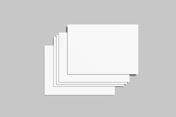 A5 Flyer Landscape Blank Mockup