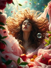 fairy beauty woman fashion art nature