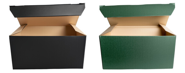 black and green box