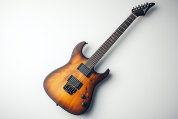 Fototapeta premium a guitar musical instrument isolated over white background