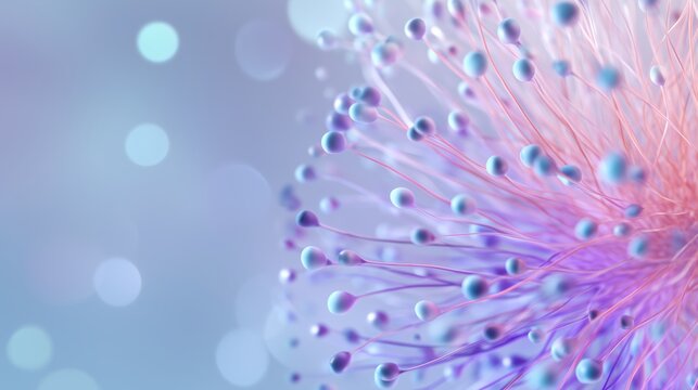 Abstract Medical Visualization for Female Hormonal Balance Systems