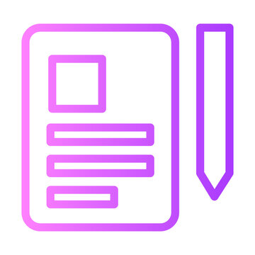 contact form gradient icon
