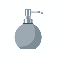 Obraz premium Gray Soap Dispenser Illustration