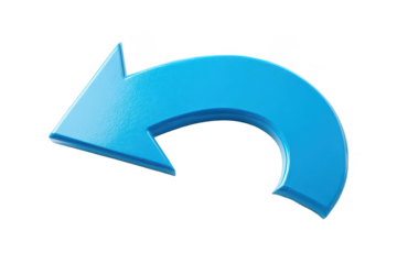 A blue arrow pointing to the left