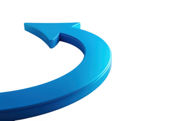 A blue arrow pointing to the right