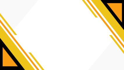 White abstract background with yellow diagonal accents