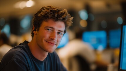 Employees celebrate important achievements reached throughout their career, representing hard work, expertise, and commitment to personal development. cinematic color correction, natural uneven