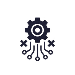 Obraz premium Operational error icon on white