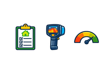 Home inspection icons