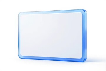 Presentation screen, business analytics element, isolated on white background
